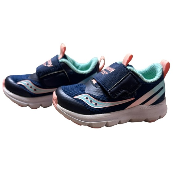 Saucony Lite Form Baby Sneakers size 4 Blue and Pink - Picture 6 of 6